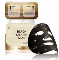 black shining star 3 step - косметические маски для лица (5 штук)